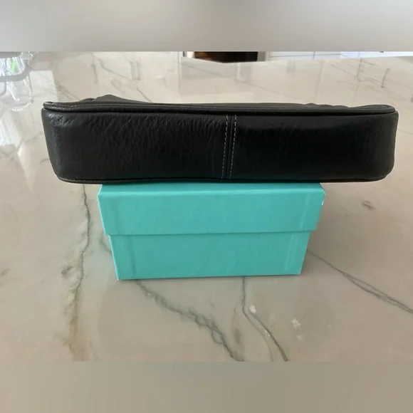 Tignanello Black leather small shoulder purse - Picture 5 of 12